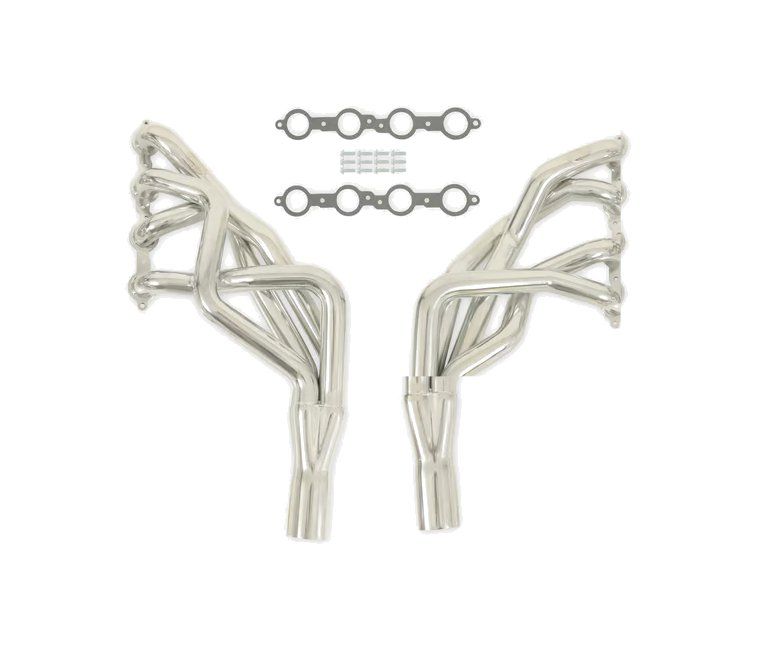1967-69 Camaro Firebird 1968-74 Nova Hooker Blackheart LS Swap 3&quot; Long Tube Headers Ceramic Coated