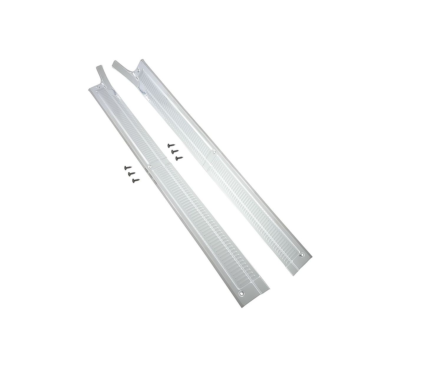 1973-77 Chevy Blazer Carpet Sill Plates Pair w/ Screws