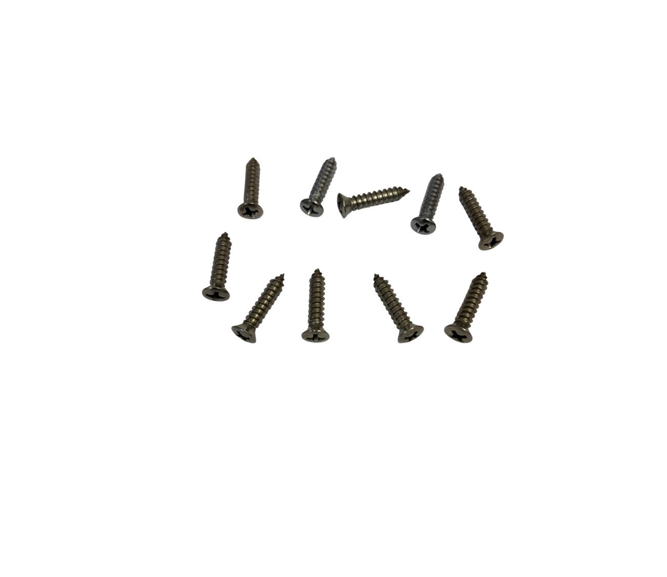 1967-69 Camaro Convertible Header Panel Stainless Screw Kit 10-Piece Kit