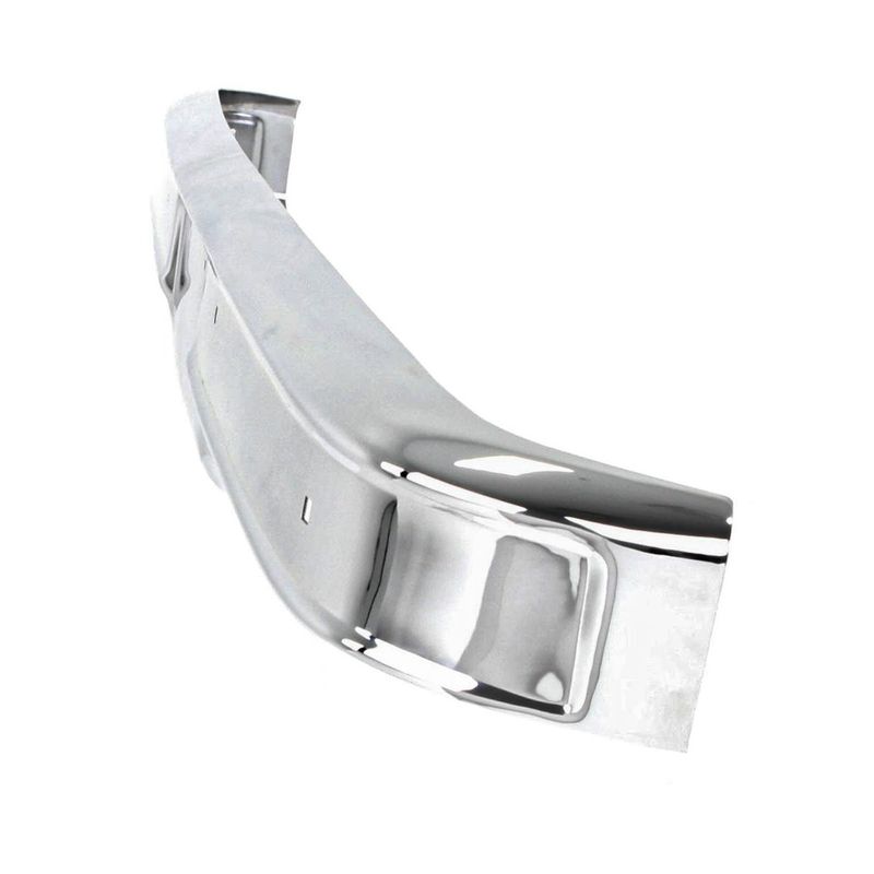 Truck Front Bumper w/o Impact Strip Holes - Chrome 1973-80 Chevy GMC C/K 10