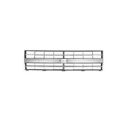 Silver Dual Lamp Grille 1985-88 Chevy Truck, C/K 10 Blazer Suburban w/ Emblem Mount