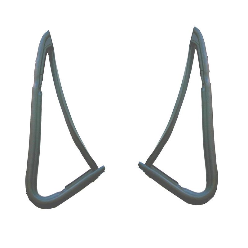 Door Vent Glass 1-Piece Rubber Seal Kit 1981-87 Chevy Truck, C/K 10 - Pair