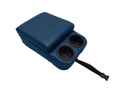 Dark Blue Bench Seat Deluxe Console w/ Cup Holders Dark Blue Bench Seat Deluxe Console w/ Cup Holders