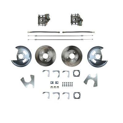 1967 Camaro Firebird, 64-72 Chevelle El Camino Rear Disc Brake Kit w/o Staggered Shocks