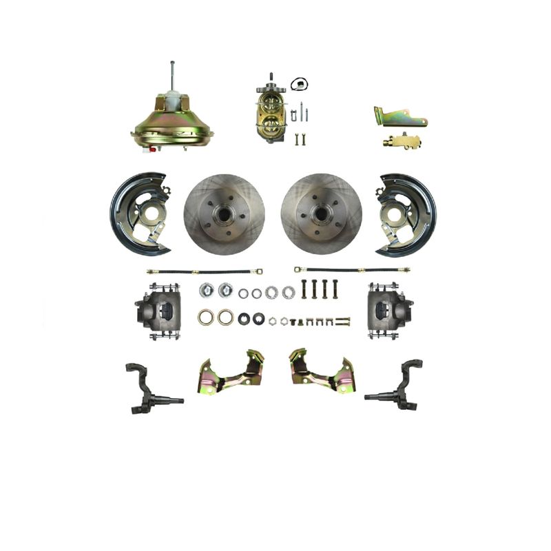 1968-72 Chevelle El Camino Front Disc Brake Conversion Kit w/ Booster/Master &amp; Std Rotors