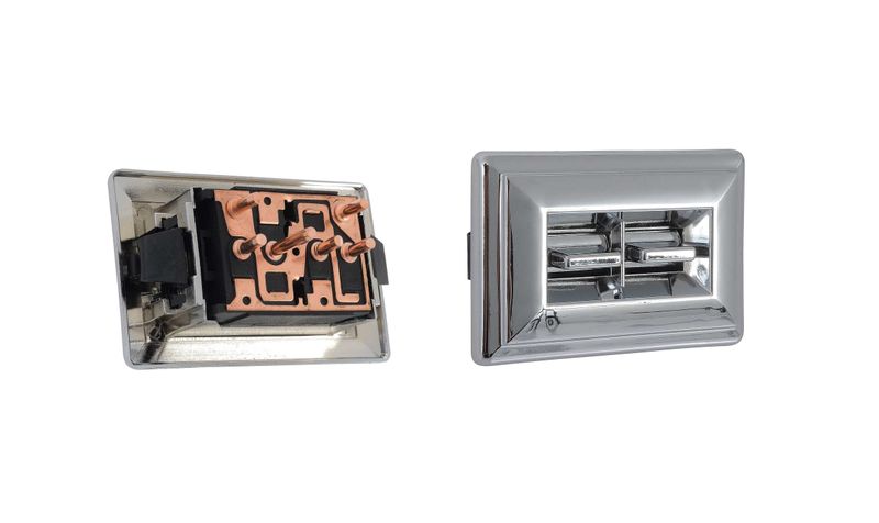 1982-86 Chevy GMC C/K 10 Truck Power Window Switch; 2-Button with 6 Pins