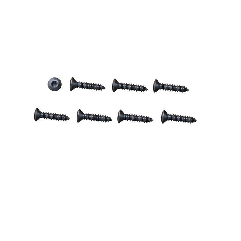 1978-81 Camaro Z28; Correct Headlight Bezel Torx Head Screw Set; Black