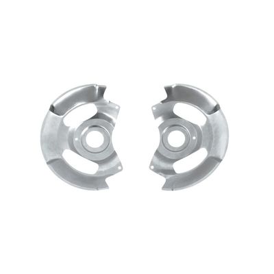 Front Disc Brake Backing Plate Pair; 1970-81 Camaro; 1970-81 Firebird; 1975-79 Nova