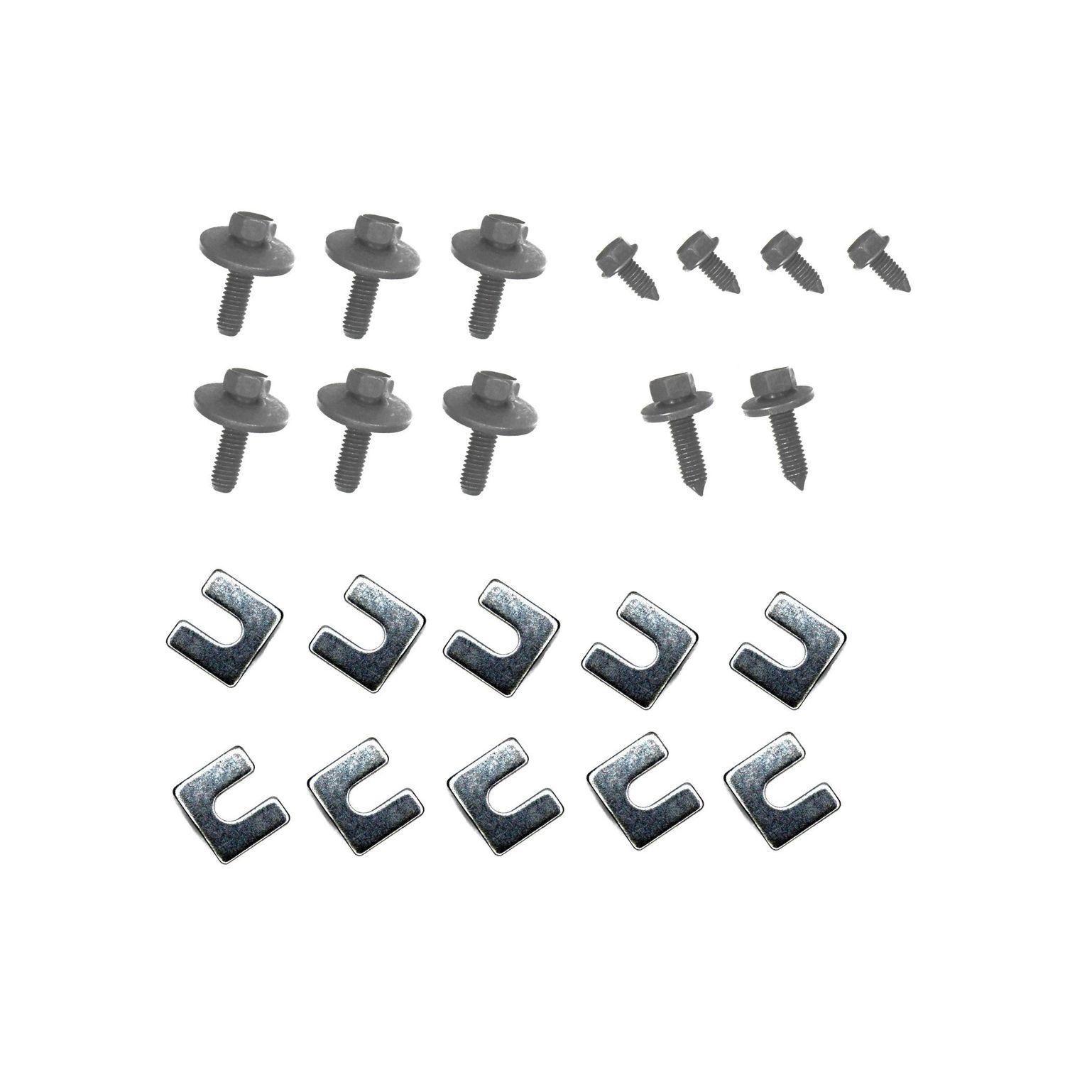 1967-69 Camaro; 1967-69 Firebird; Front Fender Bolt Kit;  22-Piece Kit