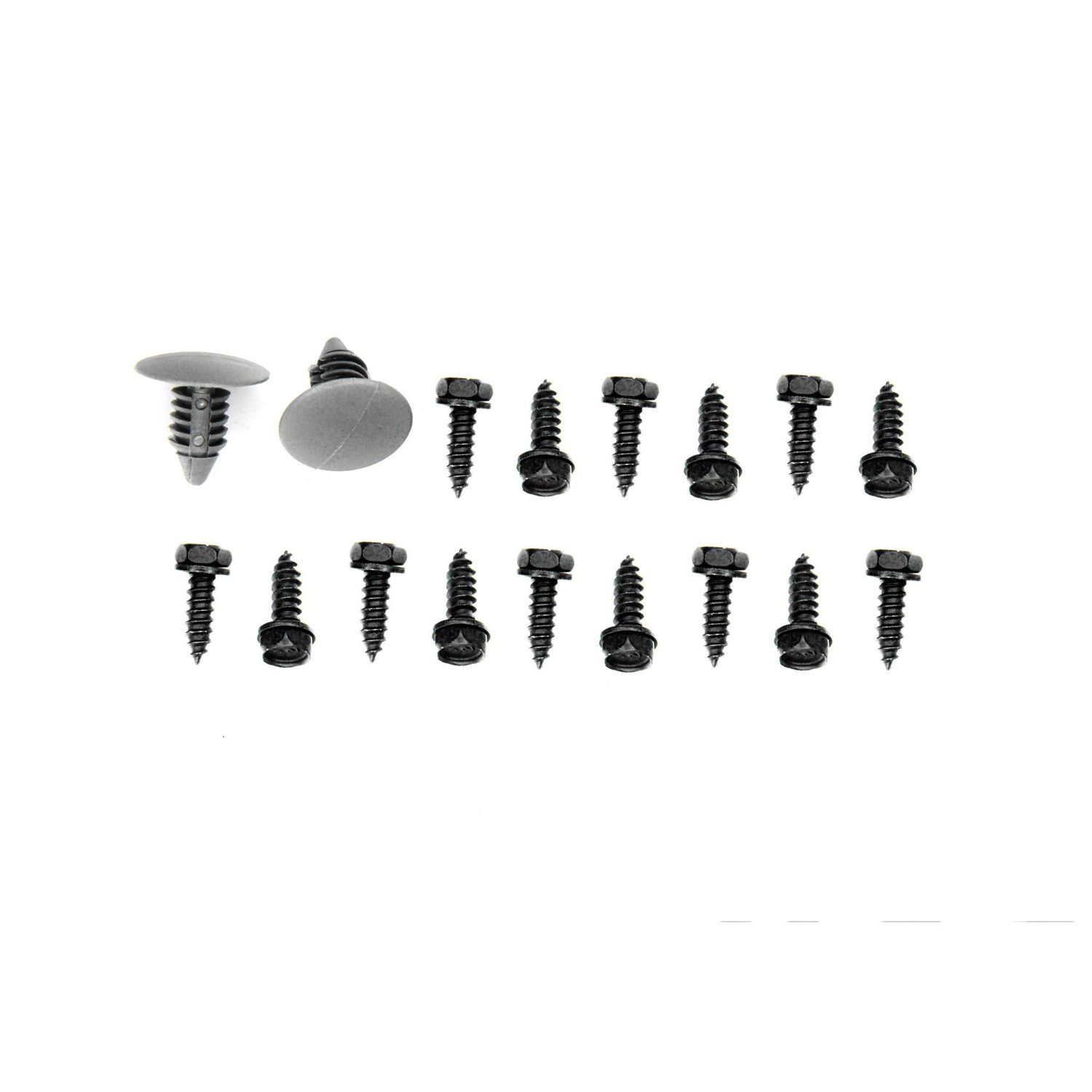 1974-77 Camaro; Rear Bumper Filler Installation Hardware Kit; 17-Pieces