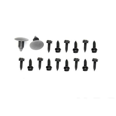 1974-77 Camaro; Rear Bumper Filler Installation Hardware Kit; 17-Pieces