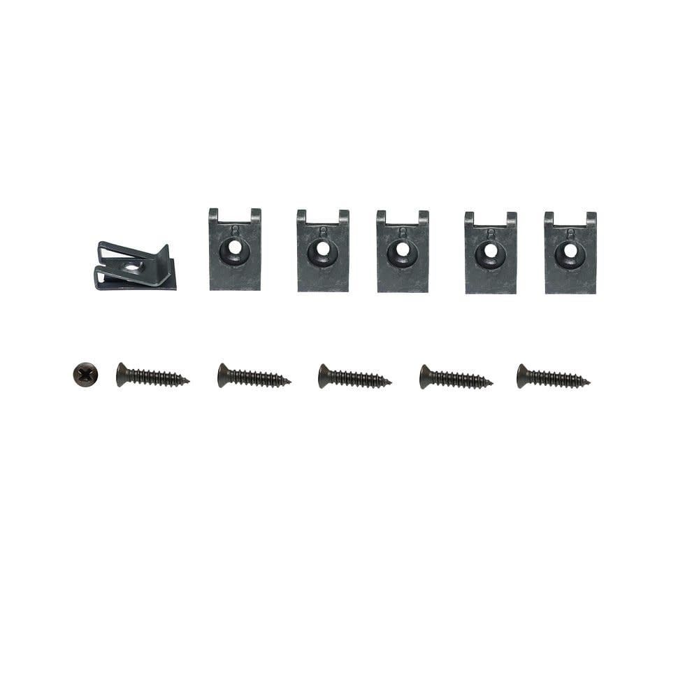 1974 and 1977 Camaro Z28; Black Stainless Headlight Bezel Screws; 8-Piece Kit