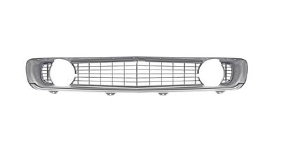 1969 Camaro; Standard Silver Grille with Trim Installed