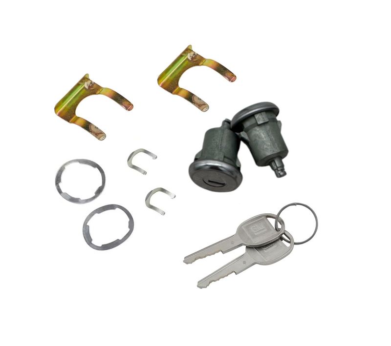 1979-81 Camaro Door Lock Set with (2) GM Round Head Keys