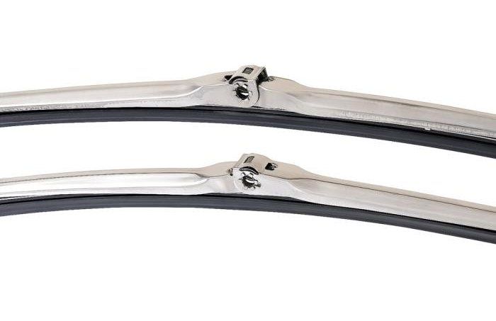 1970-81 Camaro; 1970-81 Firebird; Satin Stainless Wiper Blades; 18"; Pair