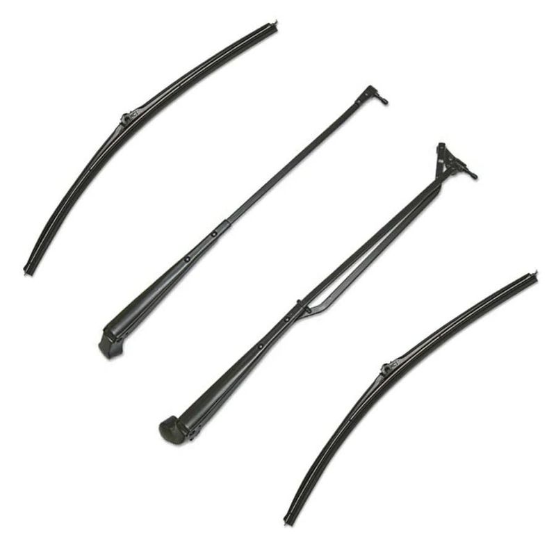 Concealed Black Wiper Arm and Blade Set 1970-81 Camaro; 1970-81 Firebird