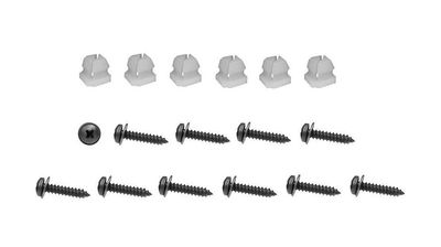 1975-77 Camaro; Upper and Lower Grille Mounting Hardware; 17-Pieces