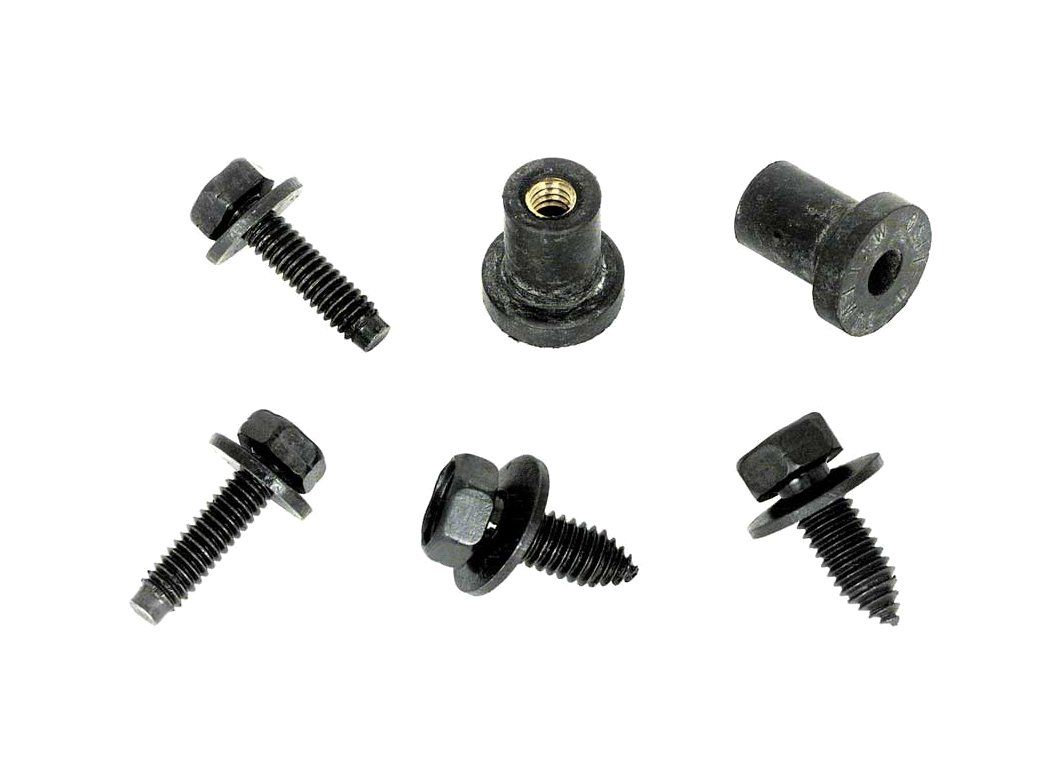 1969 Camaro; 1969 Firebird; 1968-72 Nova; Radiator Mounting Hardware, 6 Piece Kit