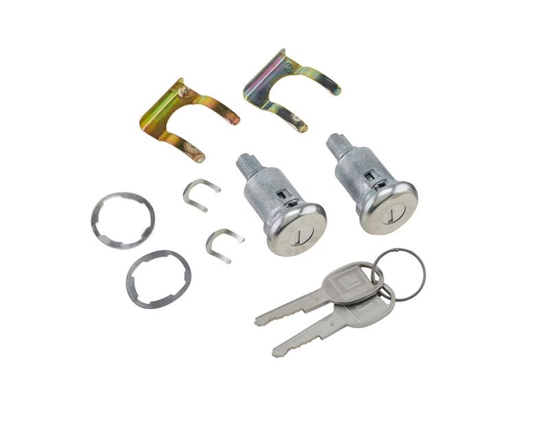 1970-78 Camaro Door Lock Set with (2) GM Round Head Keys
