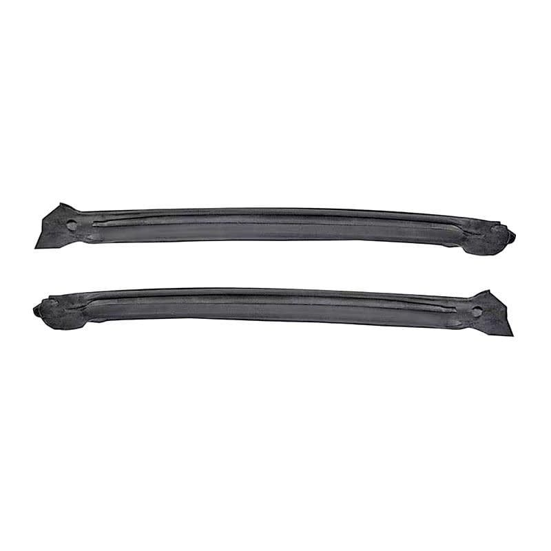 1968-69 Camaro; 1968-69 Firebird Convertible A-Pillar Post Weatherstrip Pair w/ Mounting Screws
