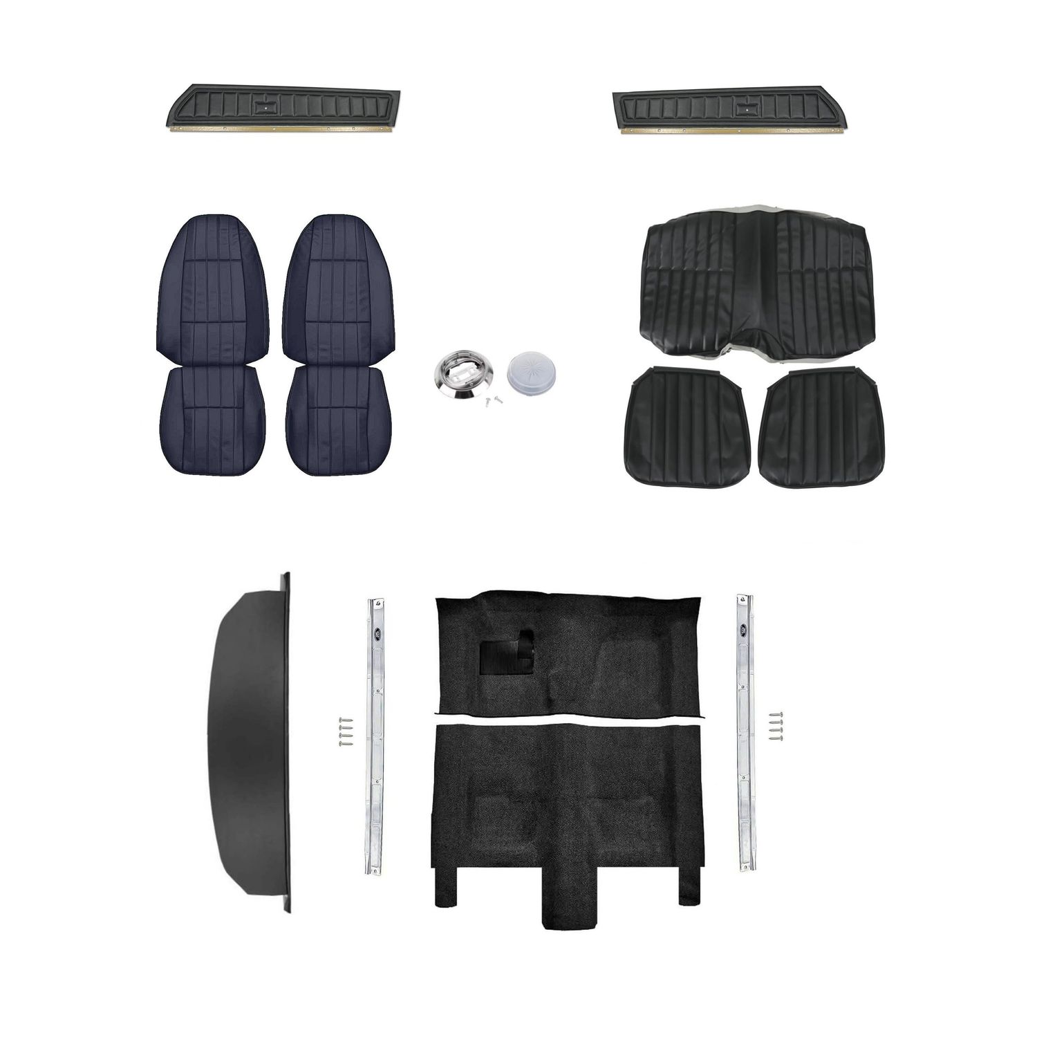 1974 Camaro Standard Interior Kit - Black