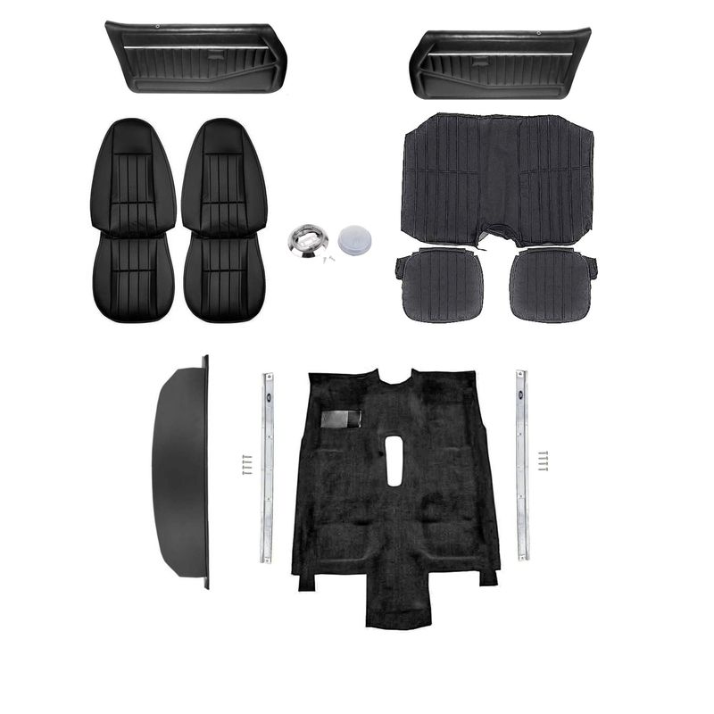 1980-81 Camaro Coupe Standard Interior Kit - Black