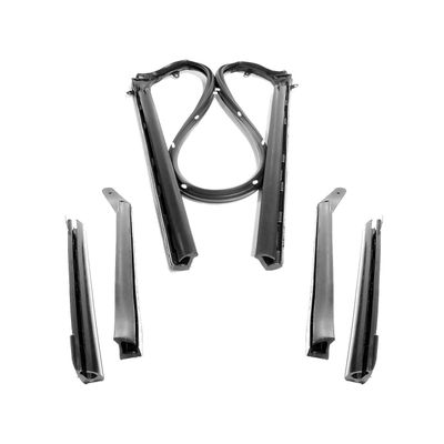 1967-69 Camaro; 1967-69 Firebird Convertible Frame Weatherstrip Kit 5-Piece w/ Mounting Screws