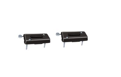 1969 Camaro; 1969 Firebird; Headrest Escutcheons Assemblies, Black - Pair