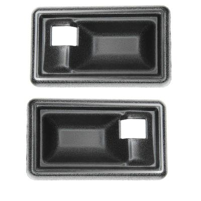 1970-74 Camaro; 1970-74 Firebird; Standard Interior Door Handle Plastic Cups;  Pair; Black