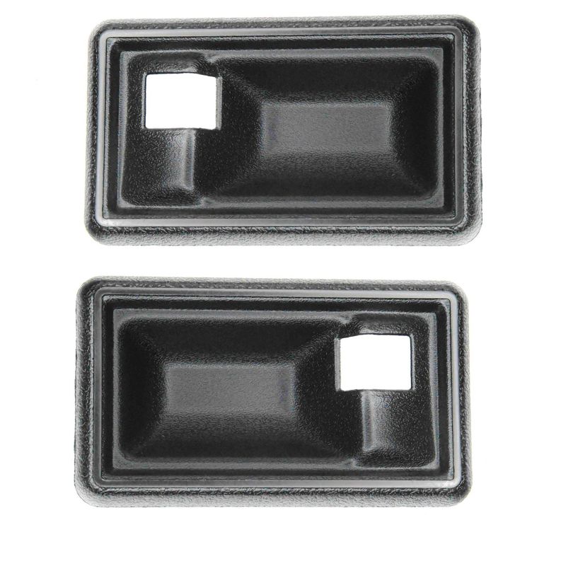 1970-74 Camaro; 1970-74 Firebird; Standard Interior Door Handle Plastic Cups;  Pair; Black