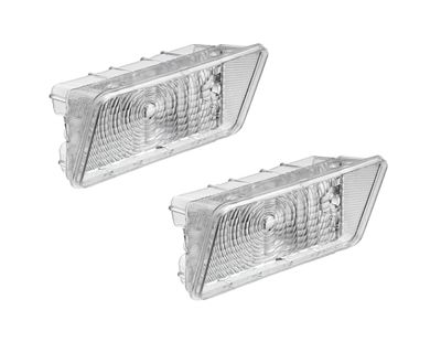 1970 Chevelle SS; Park Light Lens; Clear; Pair