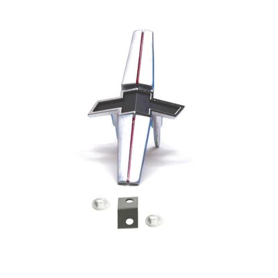 1968 Camaro Bow Tie Grille Emblem with Mounting Bracket and Hardware