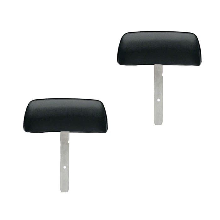 1969 Camaro Straight Bar Headrest -Black