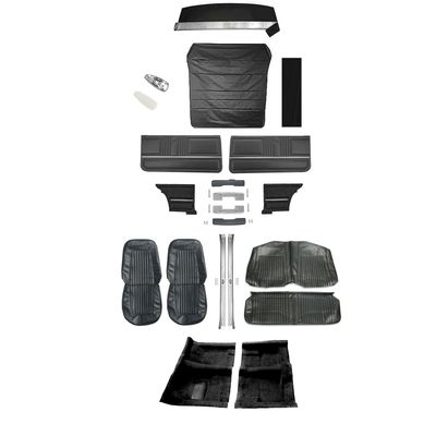 1967 Camaro Coupe Standard Interior Kit - Black