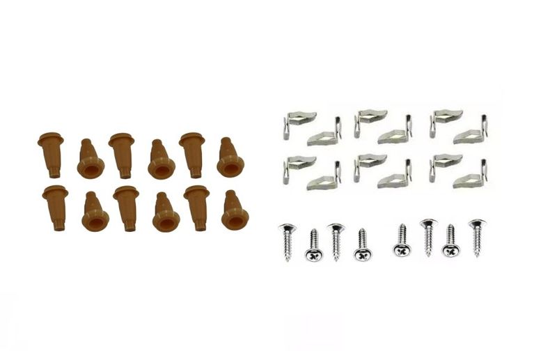 1967-69 Camaro; 1967-69 Firebird; 1968-72 Chevelle Door Panel Installation Kit;  32 Piece