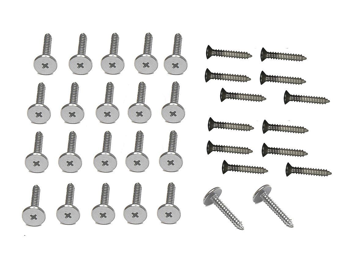 1970-71 Camaro Firebird Lower Door Plastic Panel Hardware Kit - 34-Piece