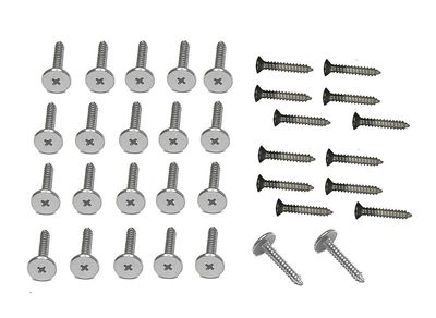 1970-71 Camaro Firebird Lower Door Plastic Panel Hardware Kit - 34-Piece