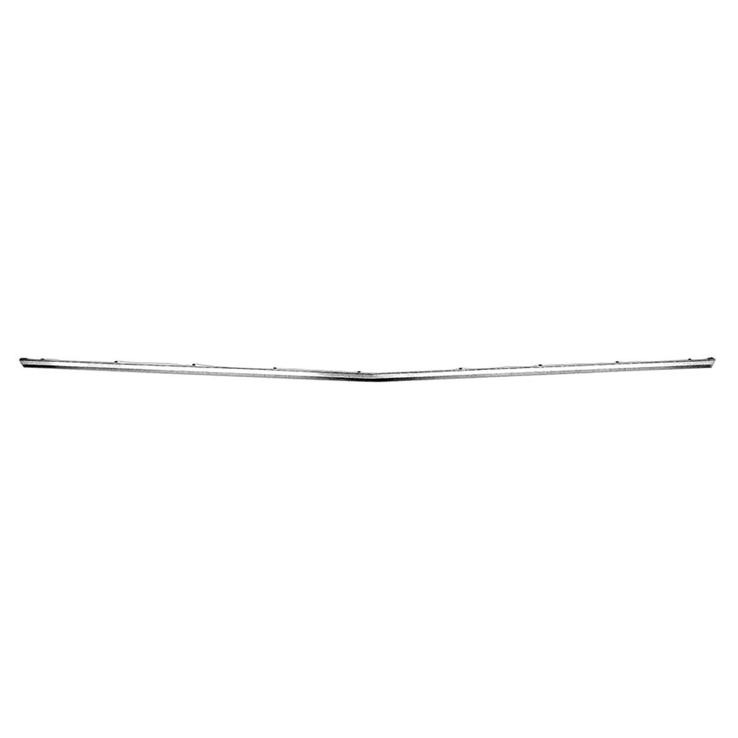 1966 Chevelle Hood Front Lip Molding with Mounting Hardware
