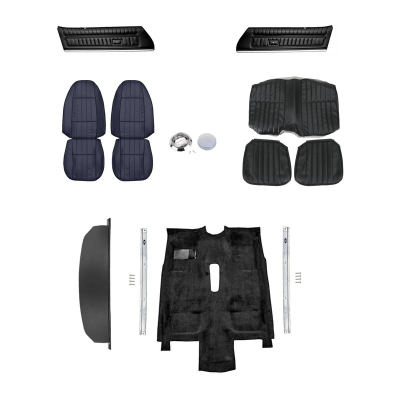1976 Camaro Standard Interior Kit - Black