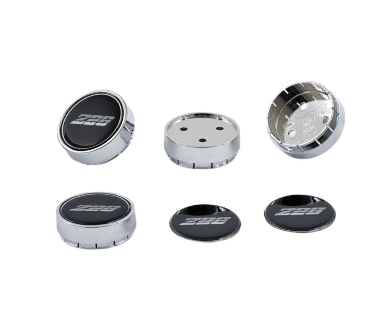 1980-81 Camaro Z28; N90 Wheel Caps with Z28 Peel and Stick Logo;  Set or 4