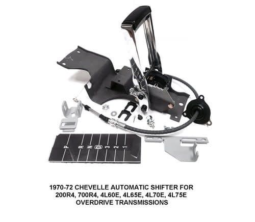 1971-72 Chevelle  Shiftworks 4-Speed  Auto Shifter Kit;  2004 700R4, 4L60, 4L60E, 4L65E &amp; 4L70E, 4L75E