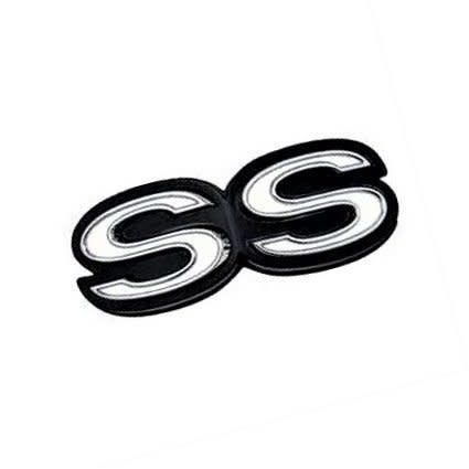 1970 Chevelle;  Center Grille "SS" Emblem with Mounting Bracket and Hardware