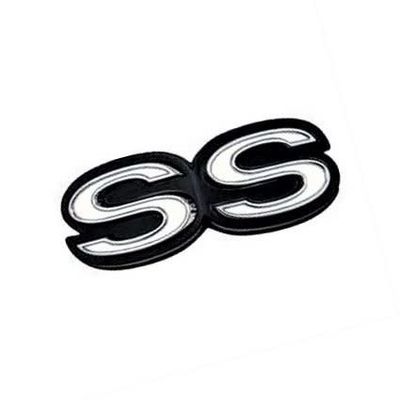 1970 Chevelle;  Center Grille "SS" Emblem with Mounting Bracket and Hardware