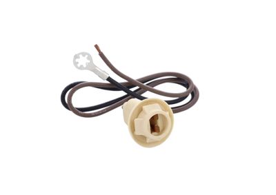 Side Marker and License Lamp 194 Bulb Socket with 11" Pigtail Wire and Ground Connector