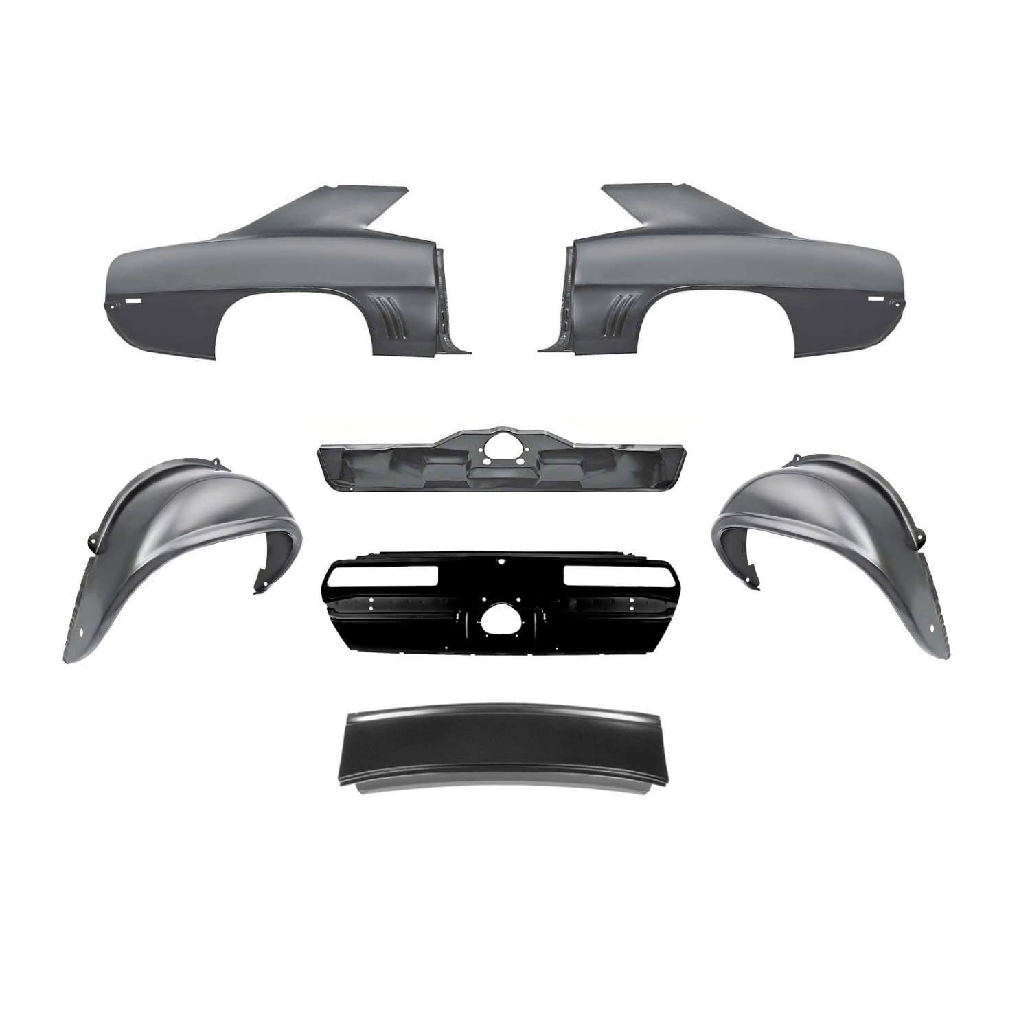 1969 Camaro Coupe; Standard Rear Body Sheet Metal Kit
