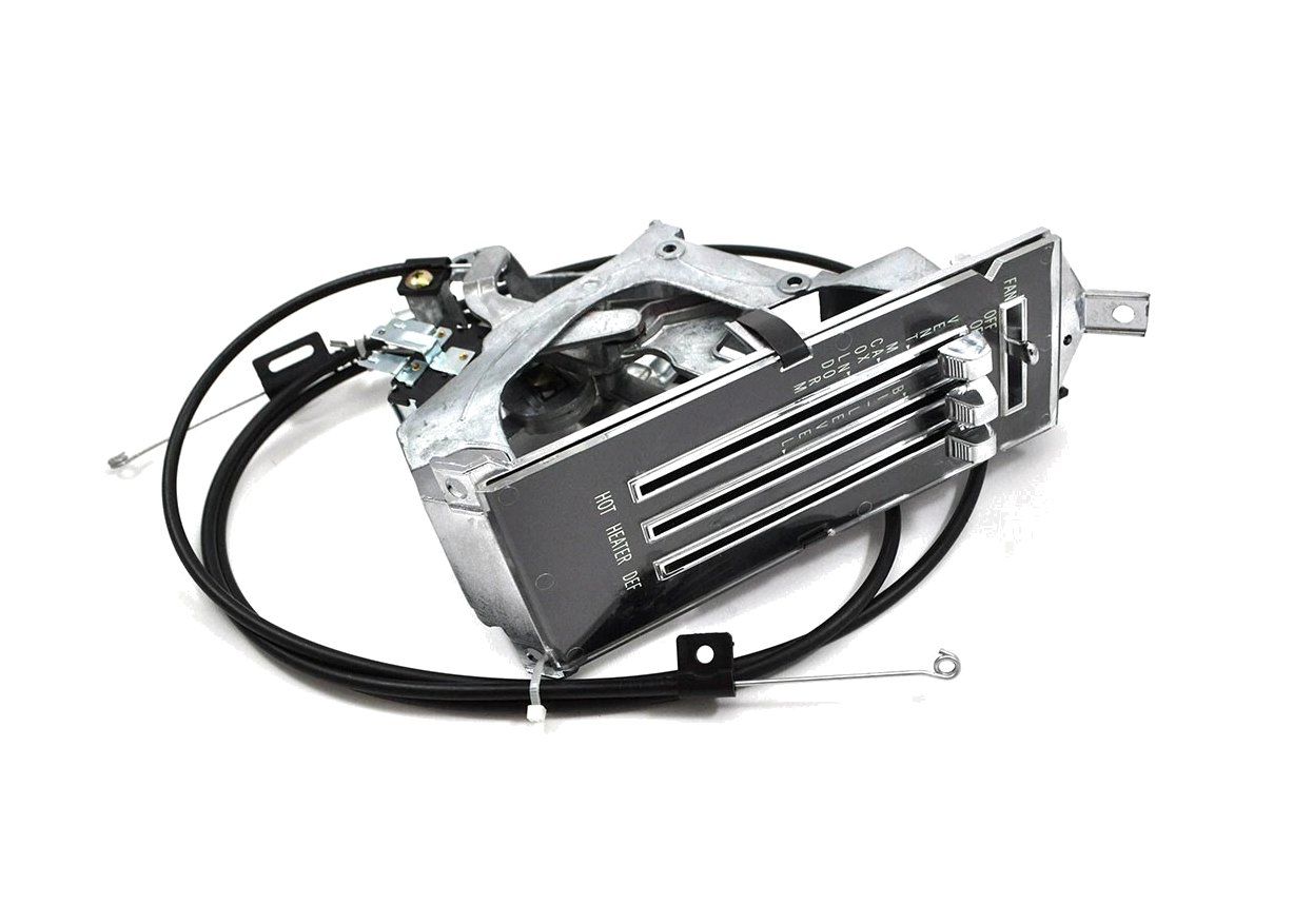 1969 Camaro;1969-74 Nova; Heater Control Assembly; without AC; with Cables