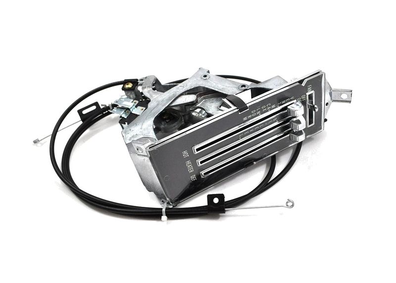 1969 Camaro;1969-74 Nova; Heater Control Assembly; without AC; with Cables