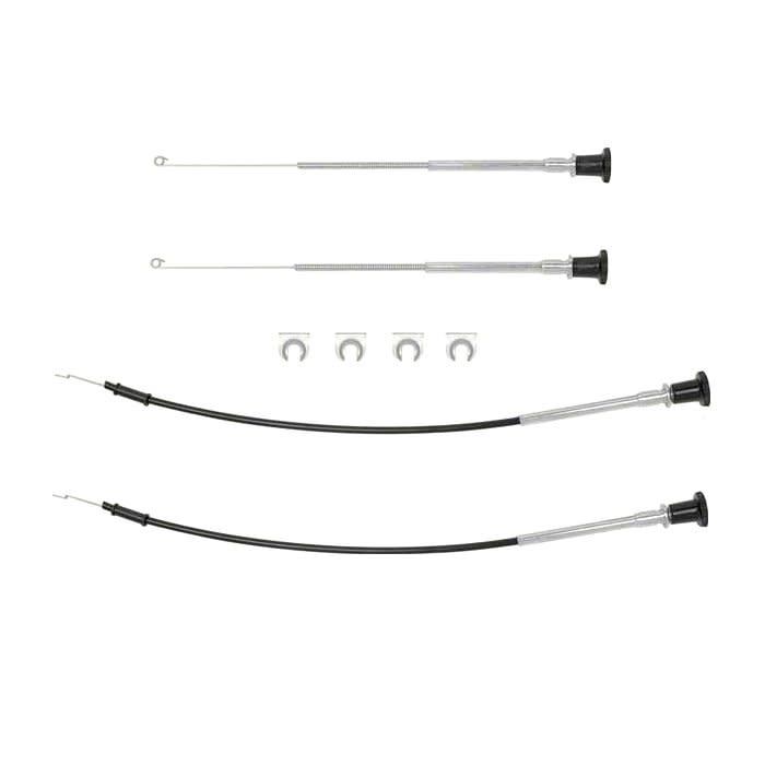 1969 Camaro Firebird Kick Panel Cables w/o AC