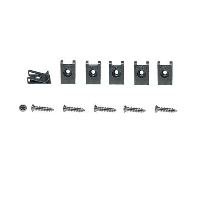 1974-77 Camaro; Stainless Chrome Headlight Bezel Mounting Kit