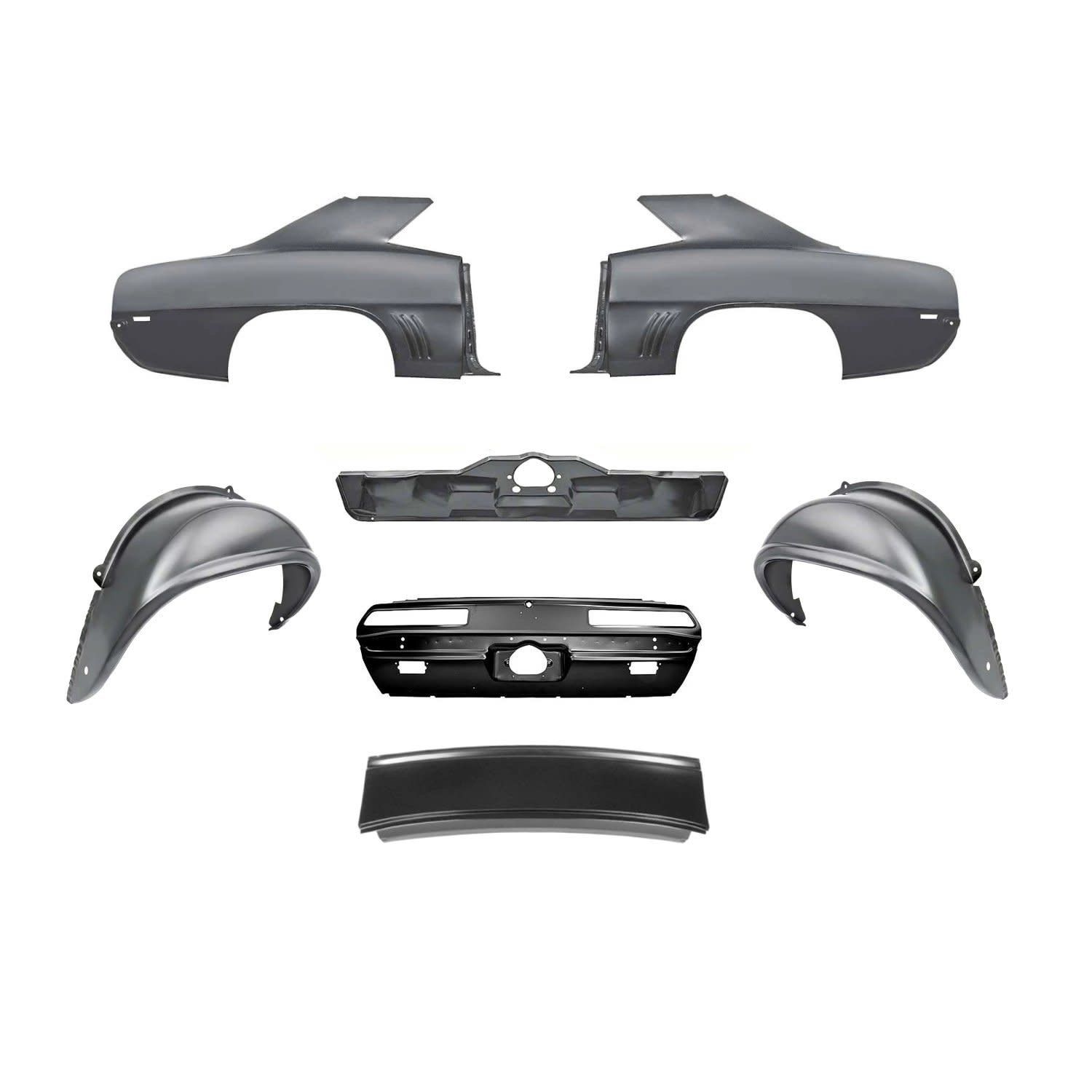 1969 Camaro Coupe Rally Sport; Rear Body Sheet Metal Kit